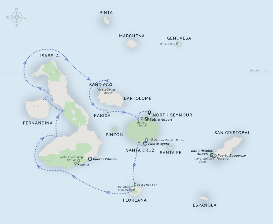 Galapagos Islands Map