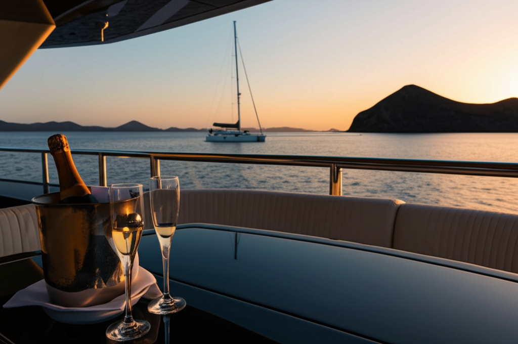 Luxury Galapagos expedition sunset